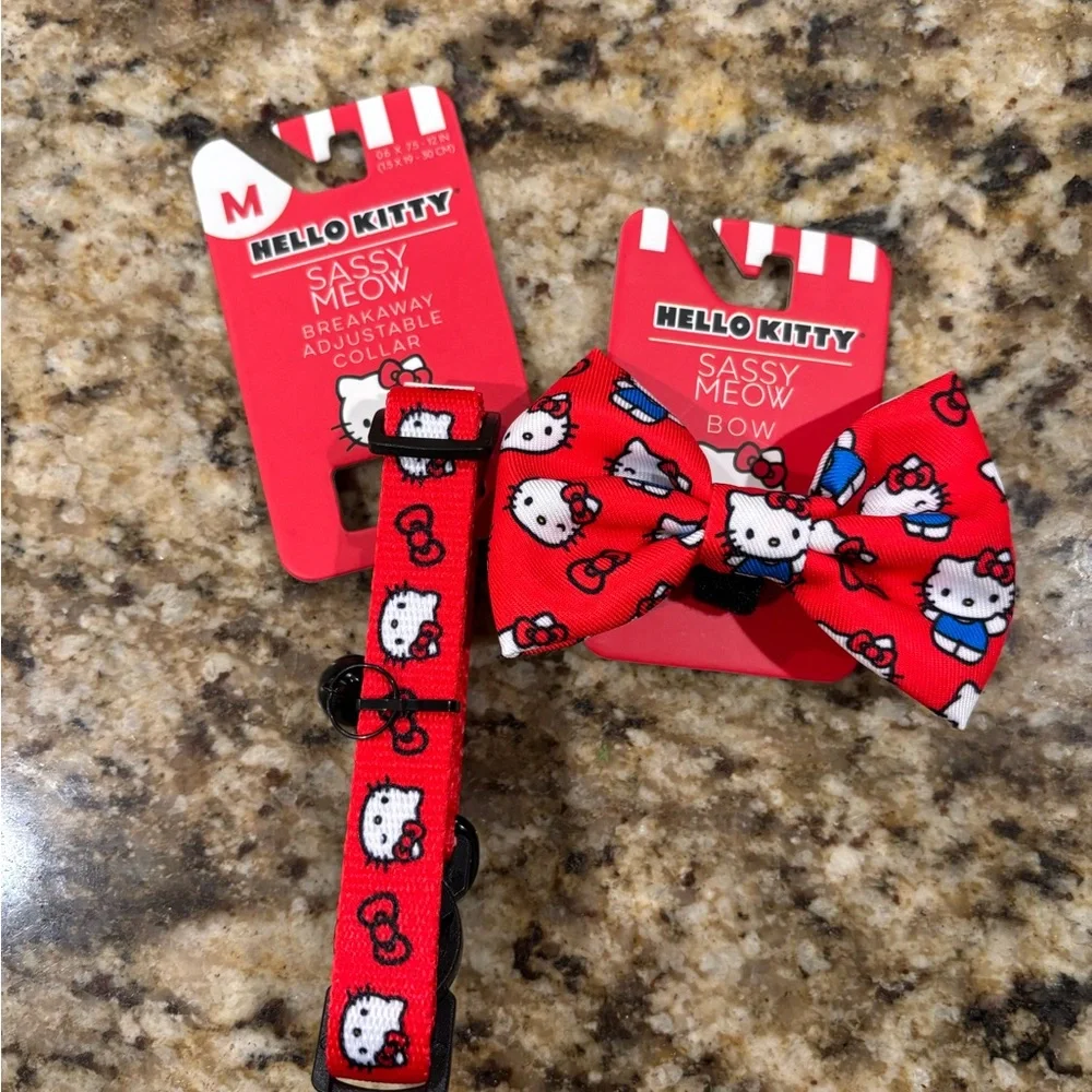 Hello Kitty Red Bow Accessory For Collar! NWT! ❤️